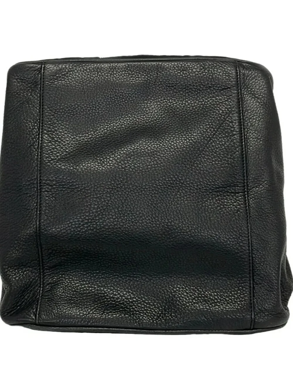 TORY BURCH Black Nylon Leather Tote Bag